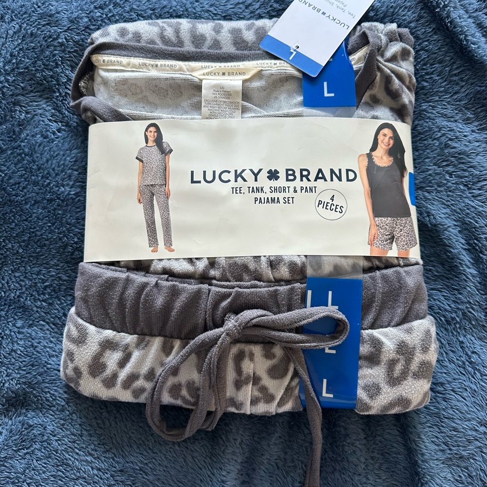 Lucky Brand Gray Pajama Set for Women